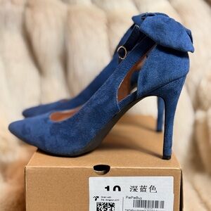 My Blue Suede Pumps
